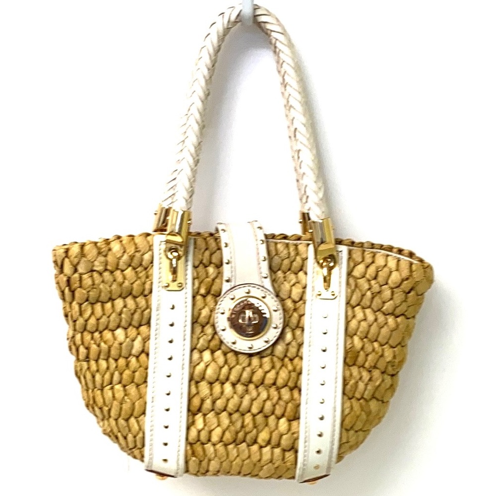Michael Kors Women’s Santorini Raffia Tote